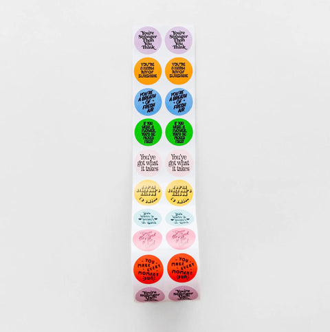 Compliments Sticker Roll
