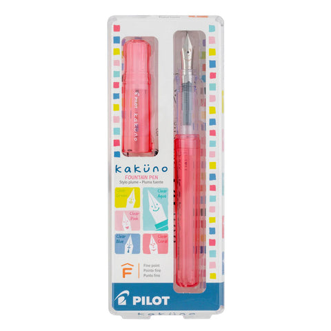 Kakuno Fountain Pen, Translucent Coral