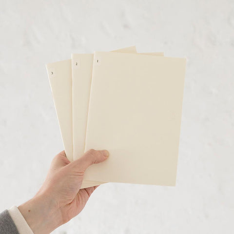MD Light A5 Grid Notebooks, Pack of 3