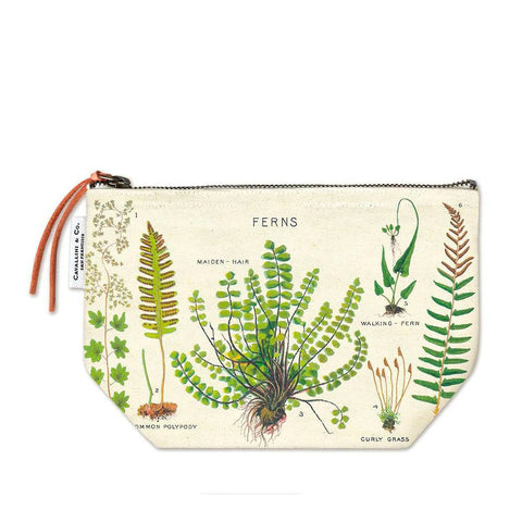 Ferns Zipper Pouch