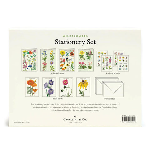 Wildflowers Stationery Set