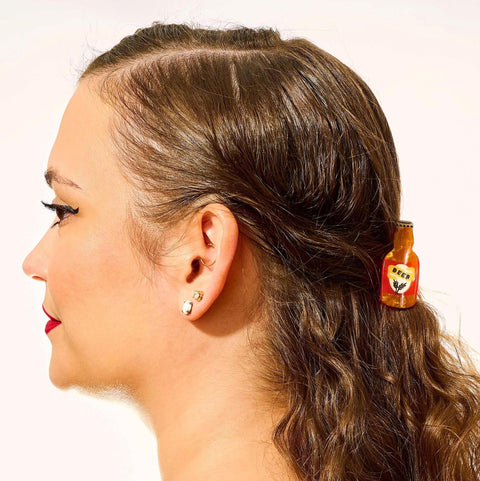 Beer Mini Hair Claw