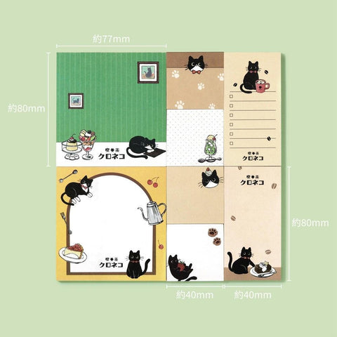 Café Kuroneko MEMONO Memo Pad Set