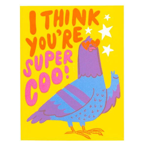Super Coo Pigeon Card