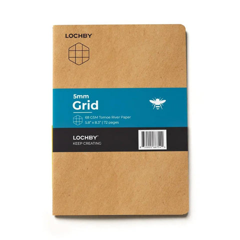 A5 Grid Notebook