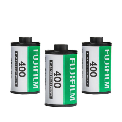 Fujicolor 400 Color 35mm Film, 3 Pack