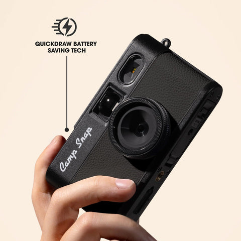 Camp Snap 2 Screen-Free Digital Camera, Stealth Black