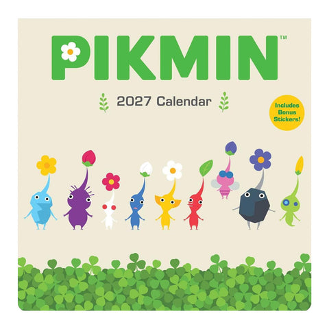 Pikmin 2027 Wall Calendar