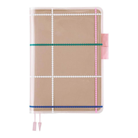Hobonichi Techo Cover on Cover, Yoshie Watanabe: Dotted Plaid