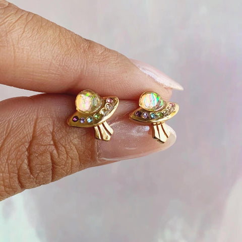 UFO Stud Earrings