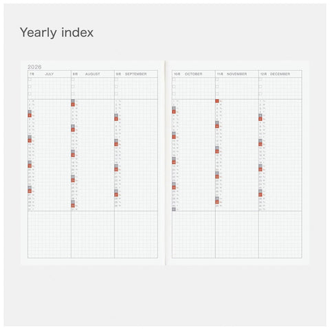 Hobonichi Techo 2026 Cousin Book, A5