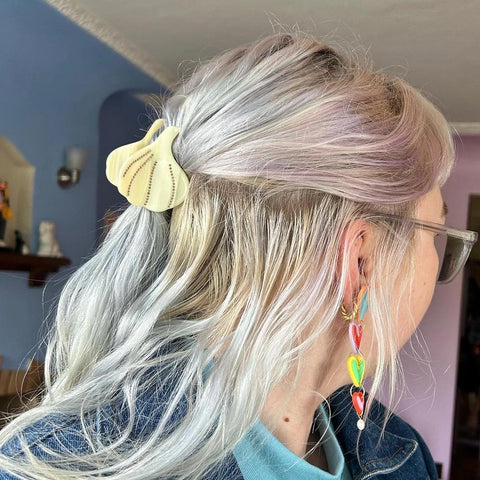 Garlic Rhinestone Hair Claw