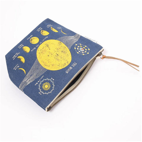 Moon Chart Zipper Pouch