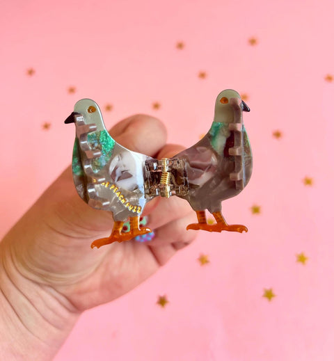 Mini Pigeon Hair Claw