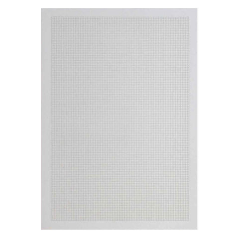 Bronze on Pearl Gray A4 Grid Notepad