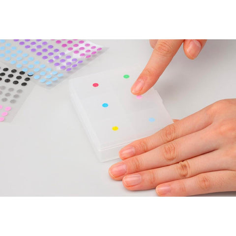 Circular Masking Tape 5mm Patches, Pale