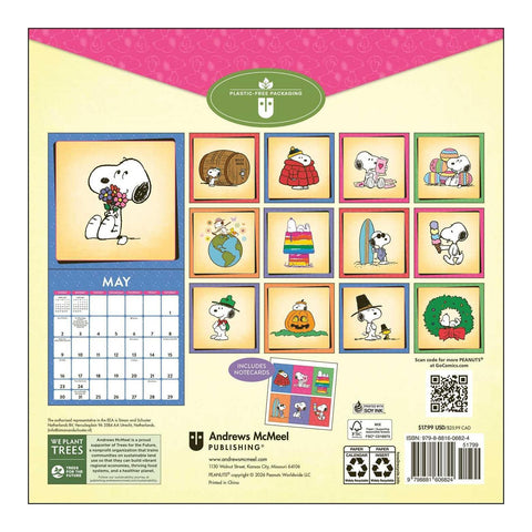 Snoopy 2027 Wall Calendar