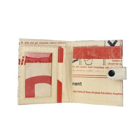 Recycled Cement Bag Square Wallets