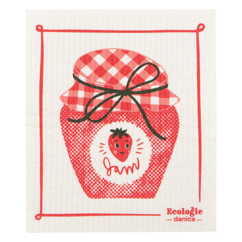 Strawberry Jam Swedish Dishcloth