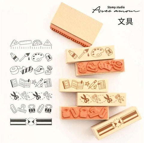 Stationery Border Stamp Set