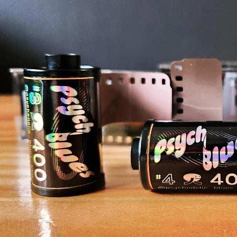 Psychedelic Blues #4 Specialty Color 35mm Film