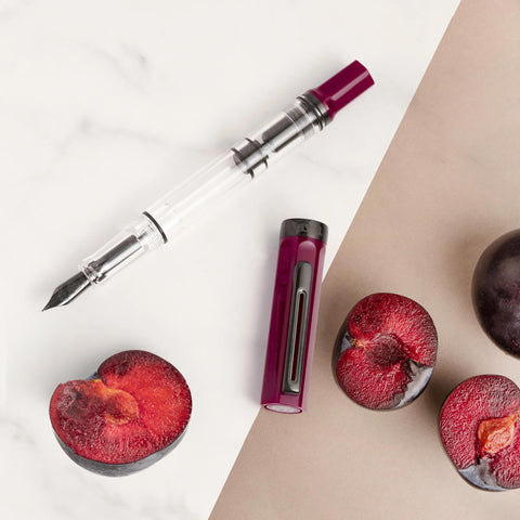 TWSBI Eco Fountain Pen, Plum + Onyx