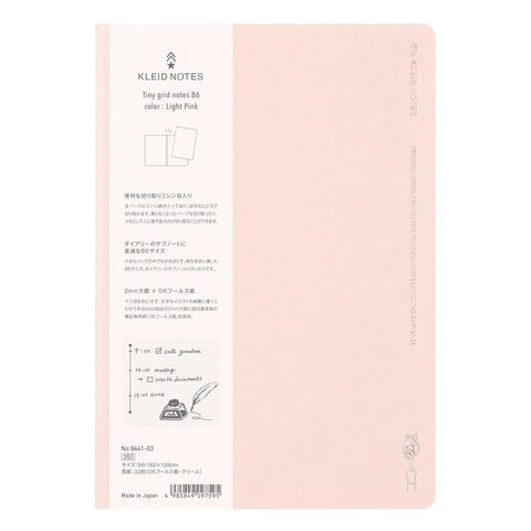 2mm Grid Notebooks, Light Colors