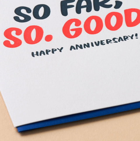So Far, So Good Card