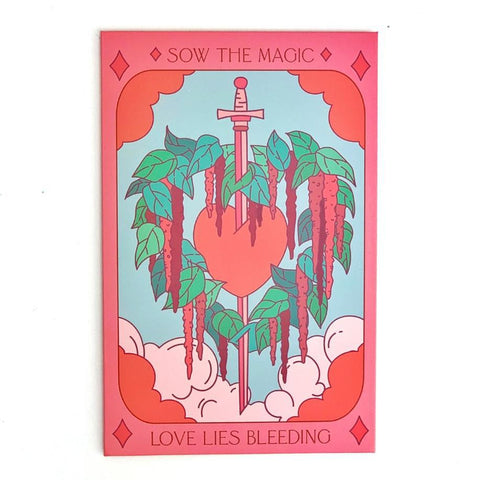 Love Lies Bleeding Tarot Seed Packet