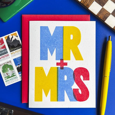 Mr + Mrs Card
