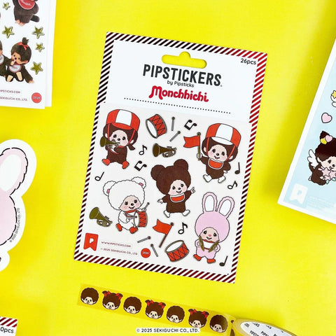 Monchhichi Marching Band Stickers