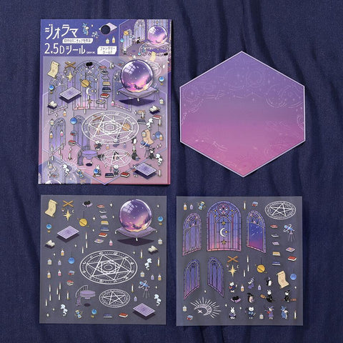 Fantasy World Isometric Sticker Scene