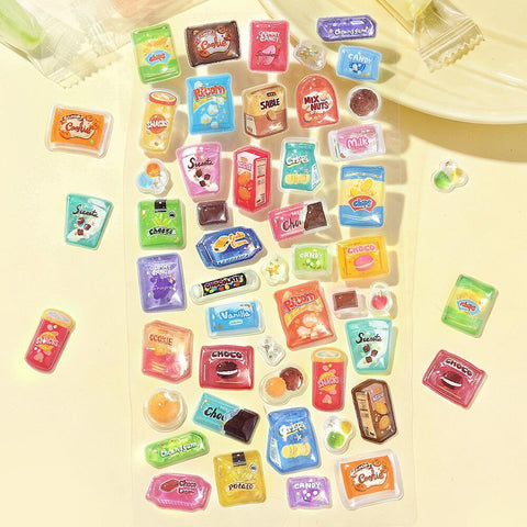 Kyururun Snack Stickers