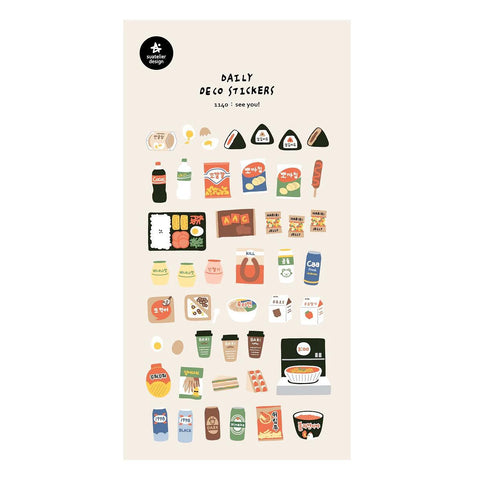Snack Time Stickers