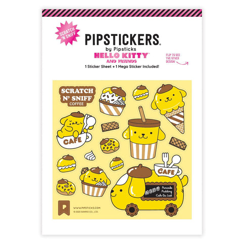 Pompompurin Café Cruiser Scratch 'n Sniff Stickers