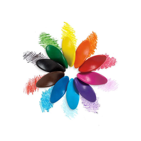 Left Right Ergonomic Crayons