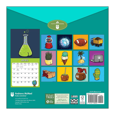 Butts on Things 2026 Wall Calendar