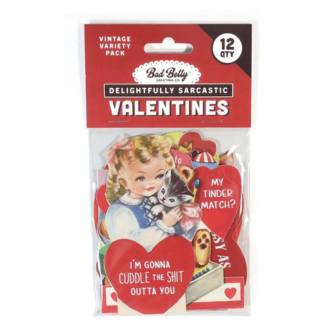 Delightfully Sarcastic Valentines, Set of 12