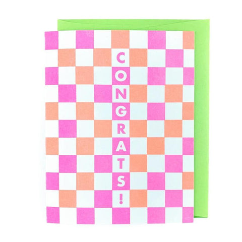 Checkers Variety Pack of Risograph Greeting Cards