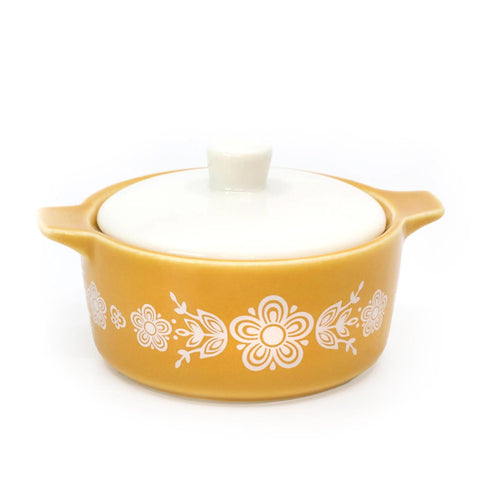 Butterfly Gold Casserole Ceramic Trinket Box