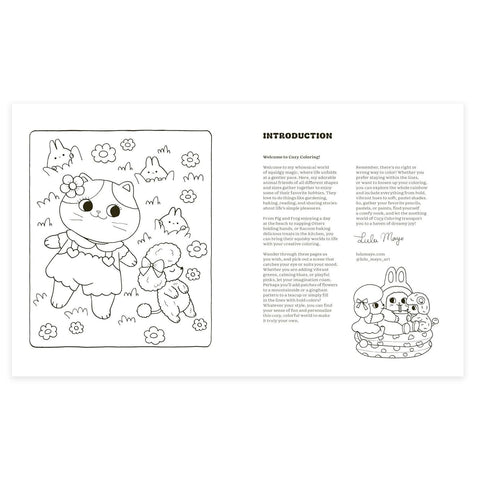 Cozy Coloring Book: Self Care