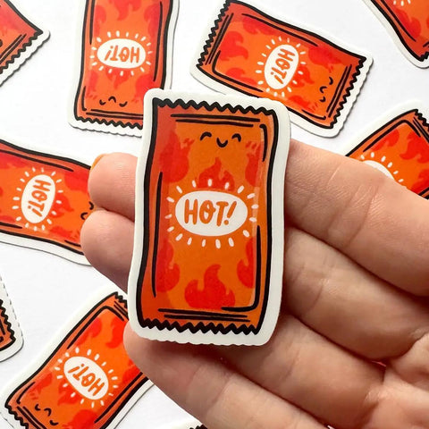 Taco Sauce Packet Mini Stickers