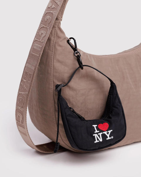 Crescent Bag Charm: I Love NY