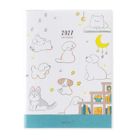 2027 A6 Pocket Diary, Dog