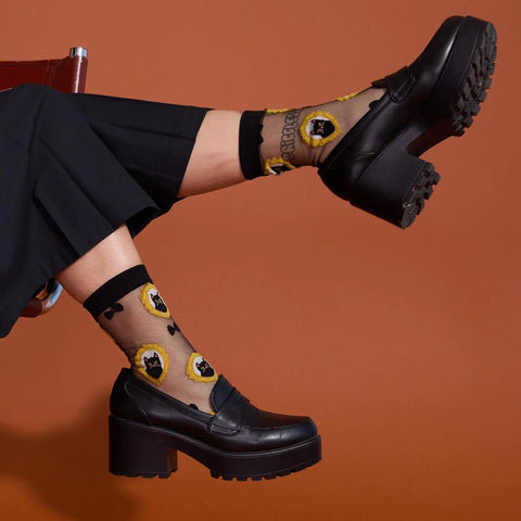 A-mew-sing Sheer Socks