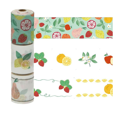 Fruits Pre-Cut Masking Tape Set