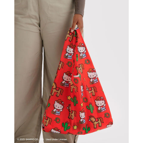 Standard Reusable Tote: Hello Kitty Western