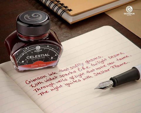 Stellar Flame Celestial Glitter Ink