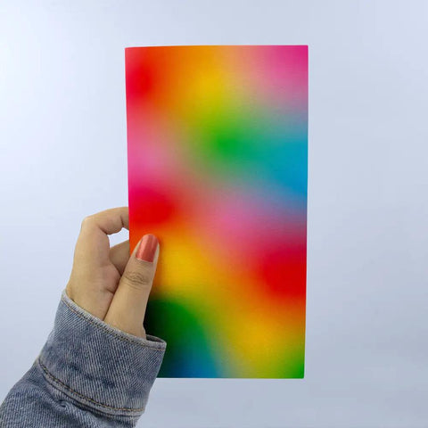 Gradient Rainbow Traveler Notebook