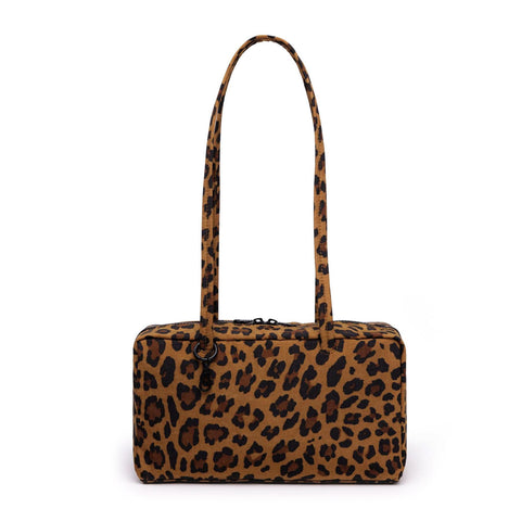 Nylon Bowler Bag: Leopard
